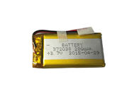 小型の再充電可能なリチウム ポリマー電池3.7V PAC372038 280mAh